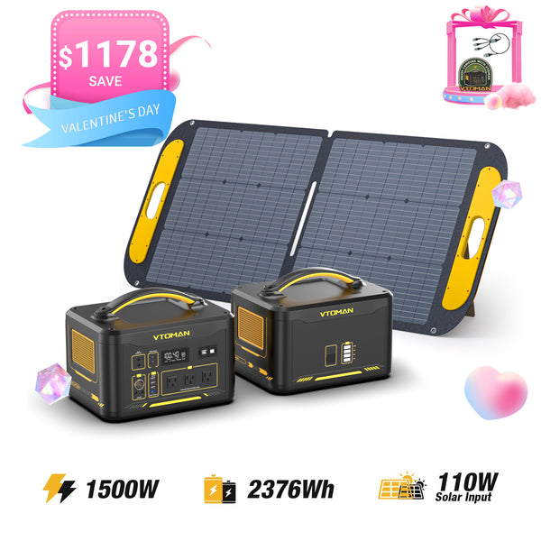 Generador solar Jump 1500W/2376Wh 220W