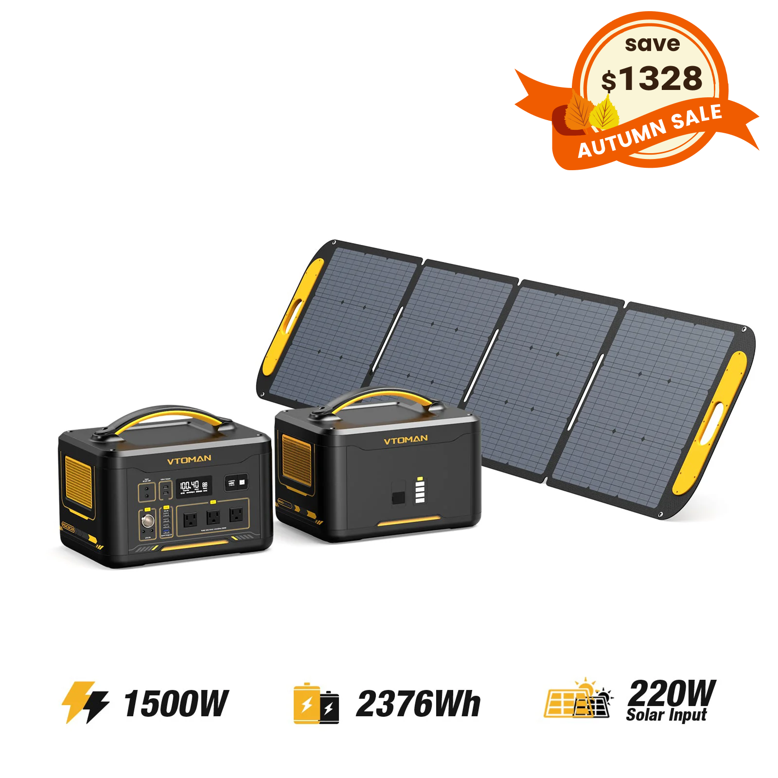 VTOMAN Jump 1500X Portable Power Station