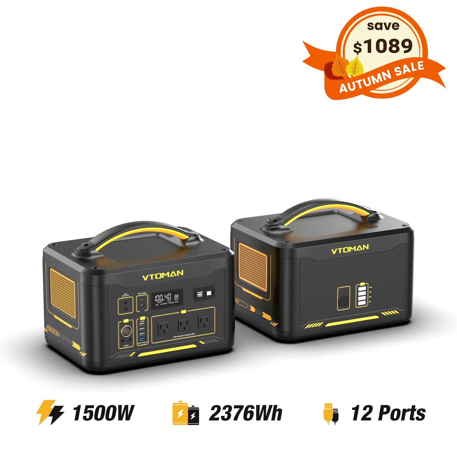 VTOMAN Jump 1500X Portable Power Station