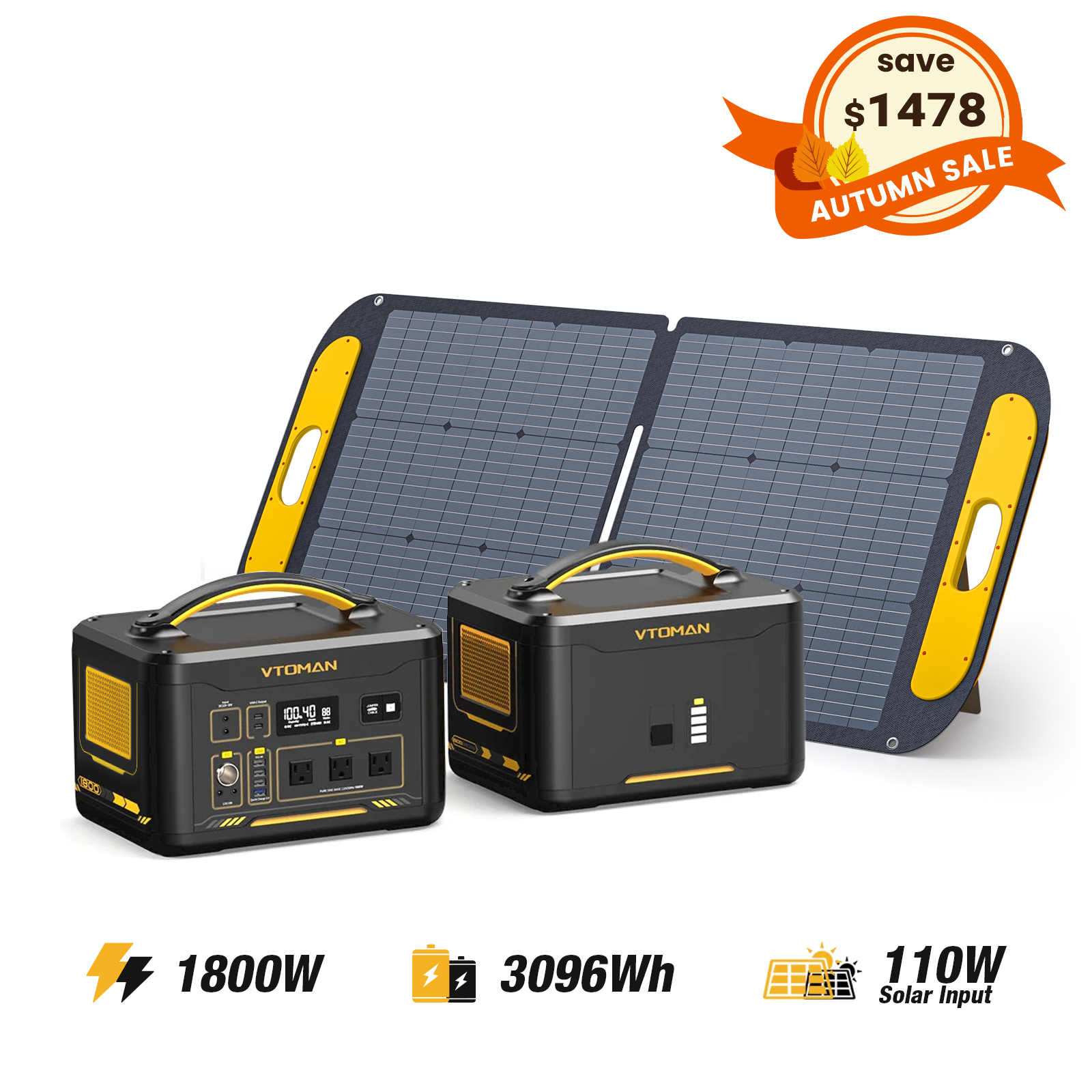 VTOMAN Jump 1800 Portable Power Station