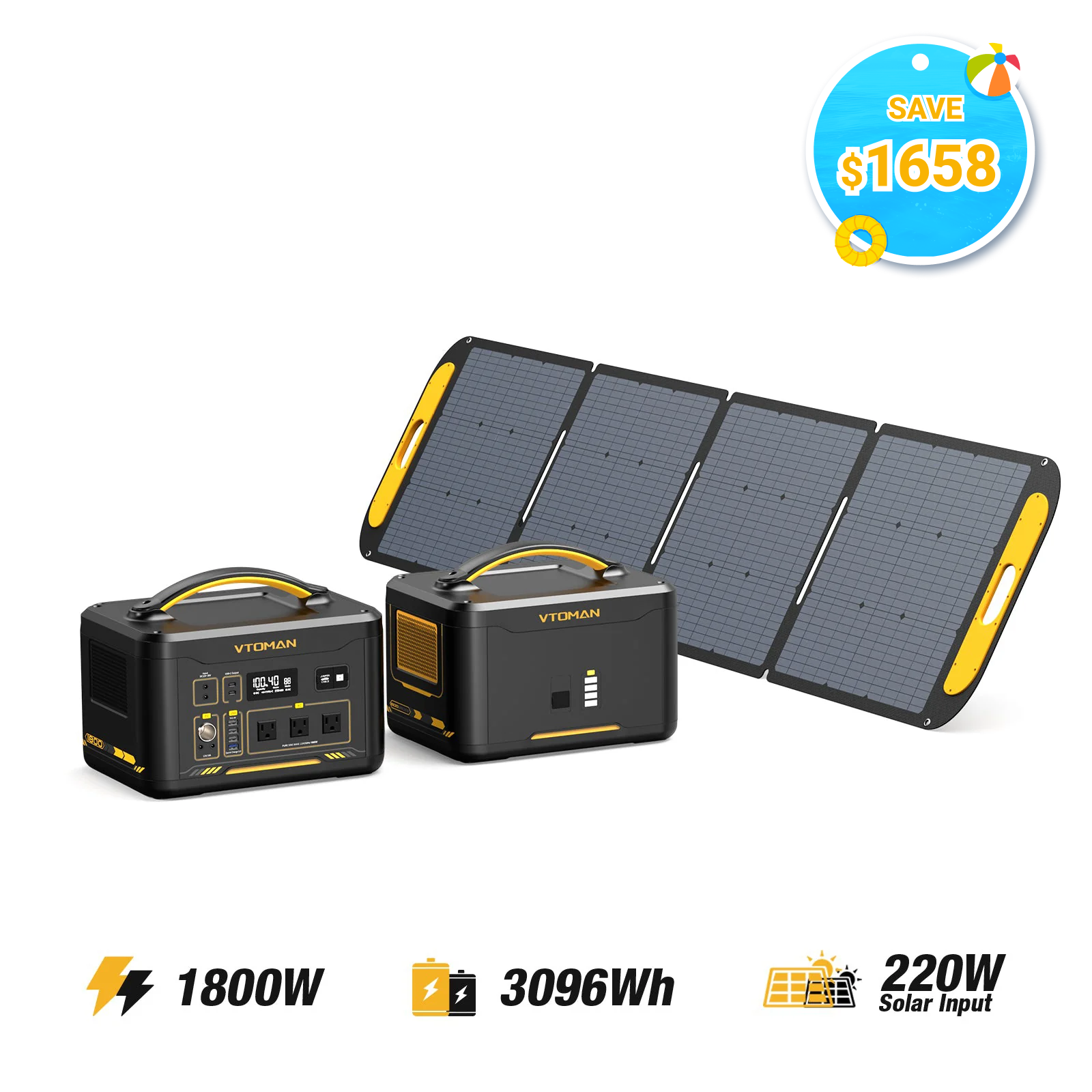 VTOMAN Jump 1800 Portable Power Station