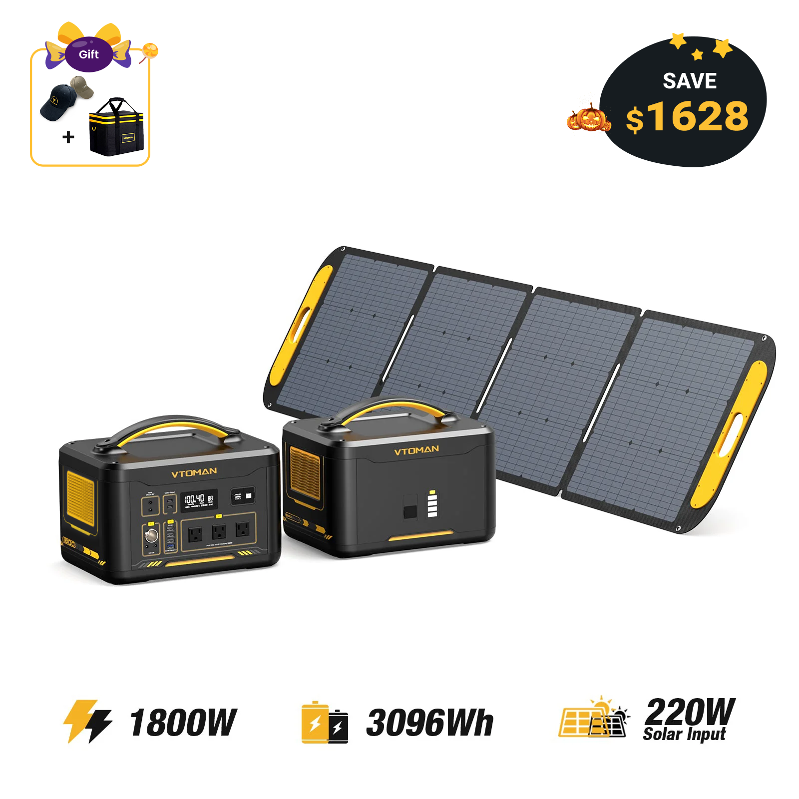 VTOMAN Jump 1800 Portable Power Station