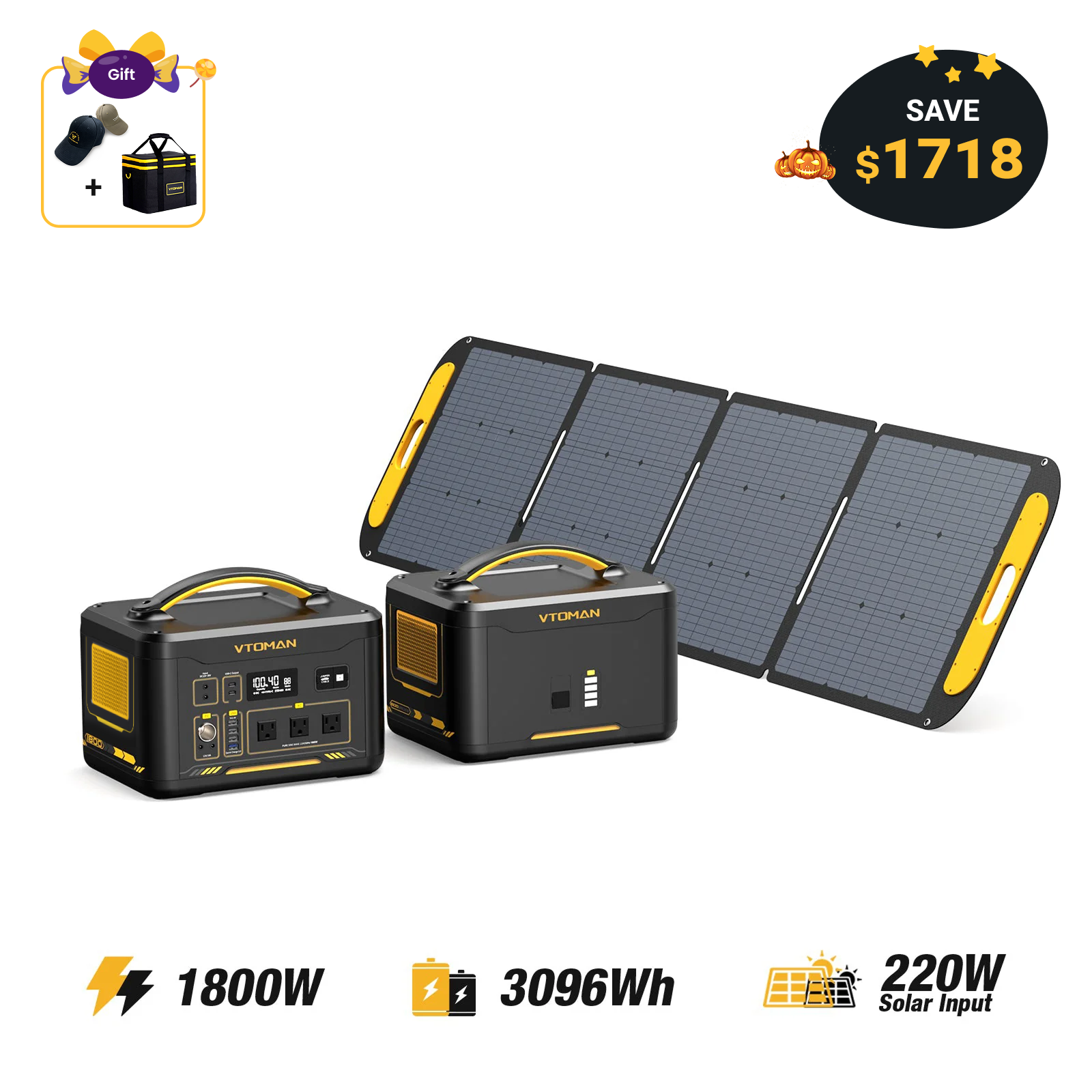 VTOMAN Jump 1800 Portable Power Station