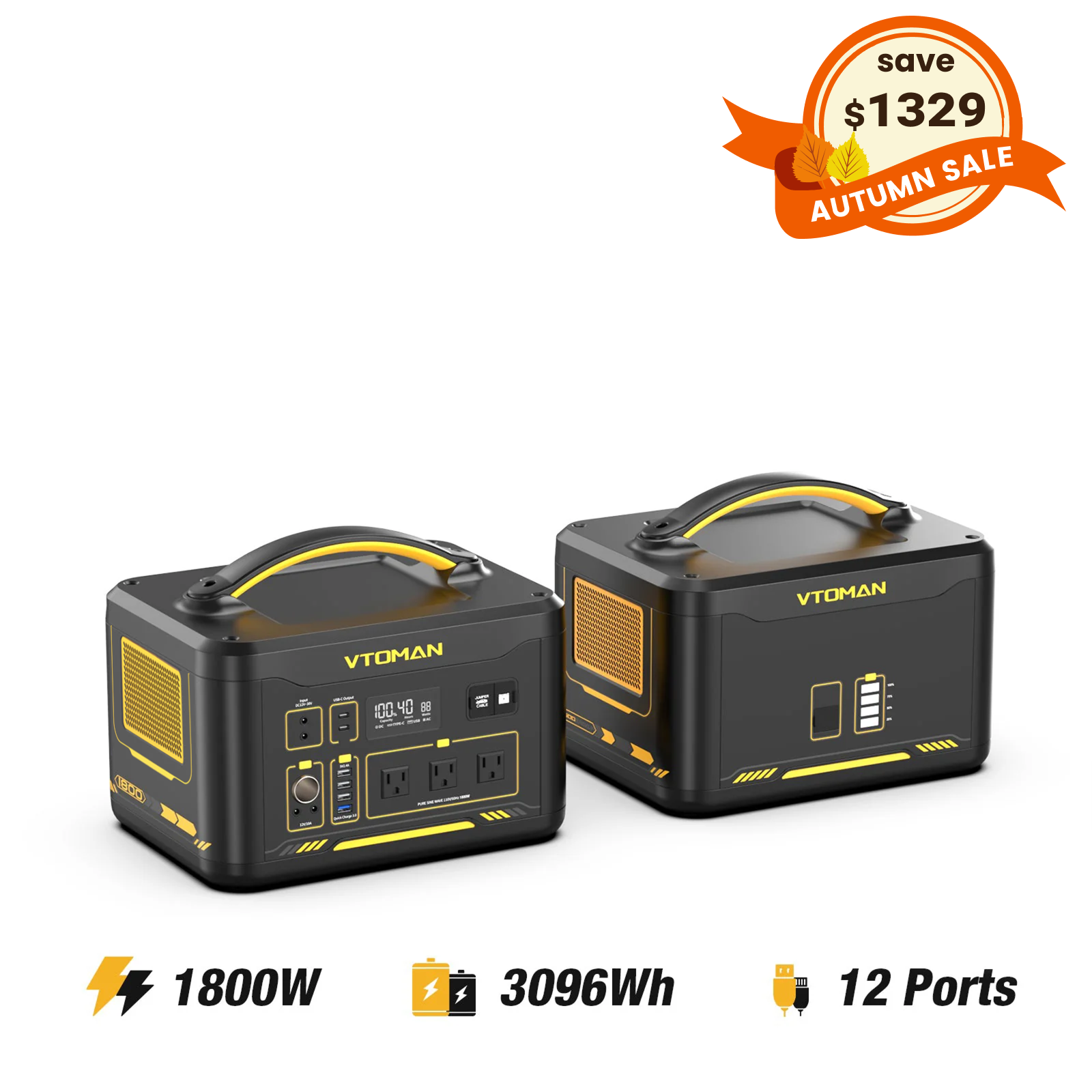 VTOMAN Jump 1800 Portable Power Station
