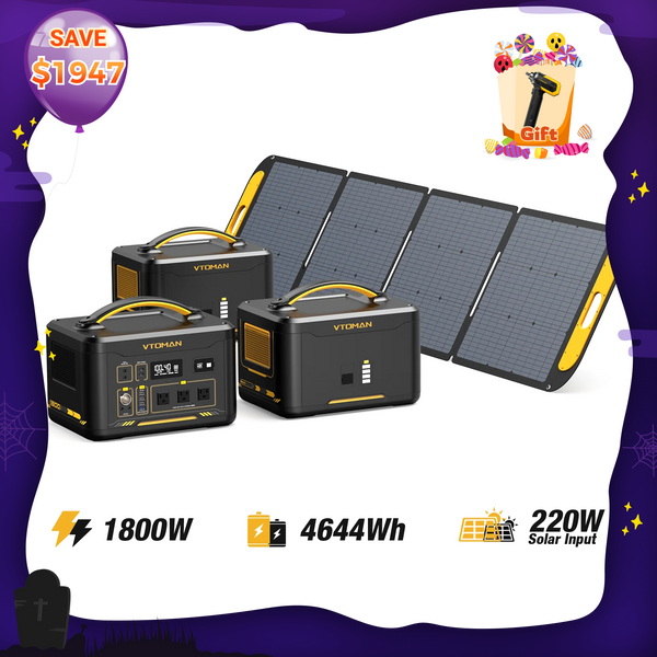 Generador solar Jump 1800W/4644Wh 220W