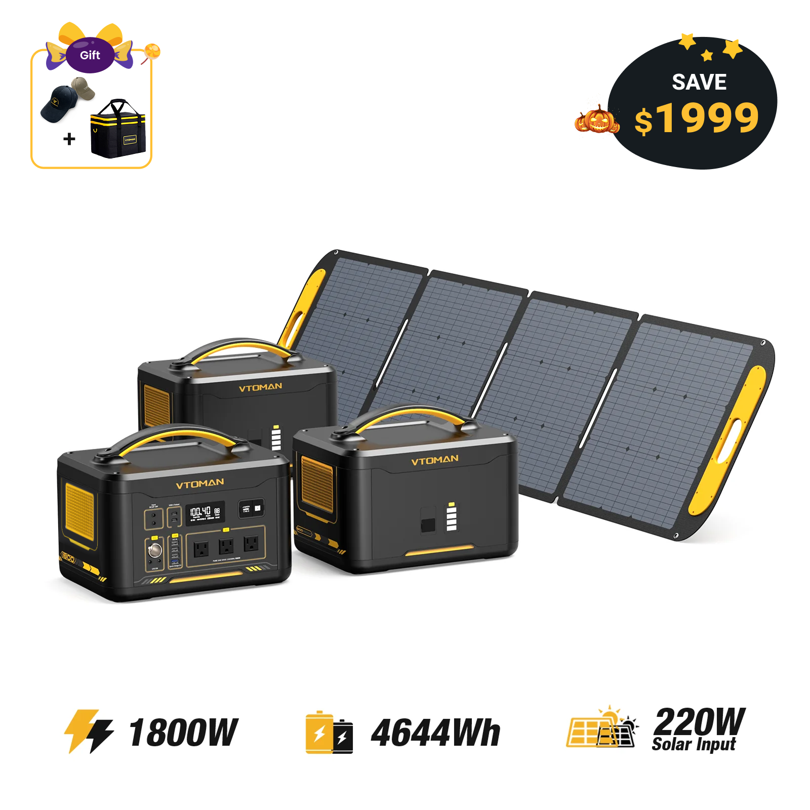 VTOMAN Jump 1800 Portable Power Station