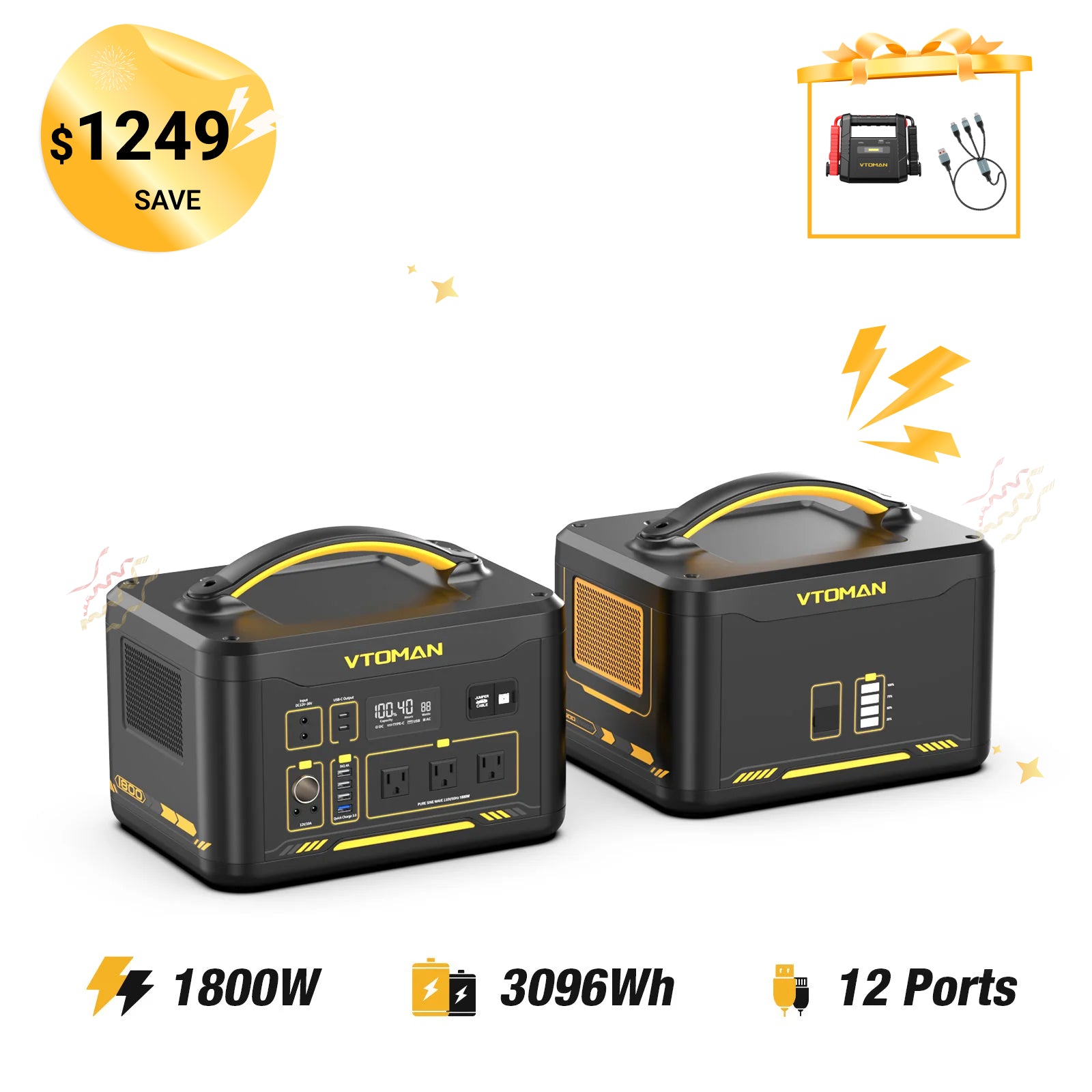 Batería adicional VTOMAN Jump de 1548 Wh