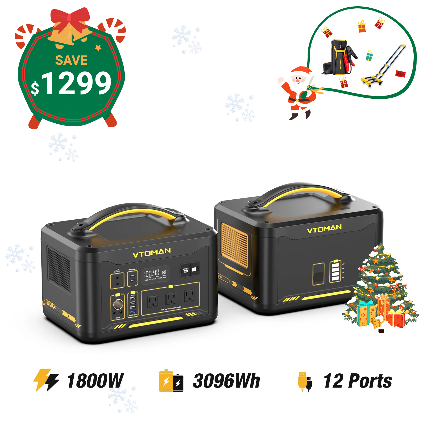 Batería adicional VTOMAN Jump de 1548 Wh