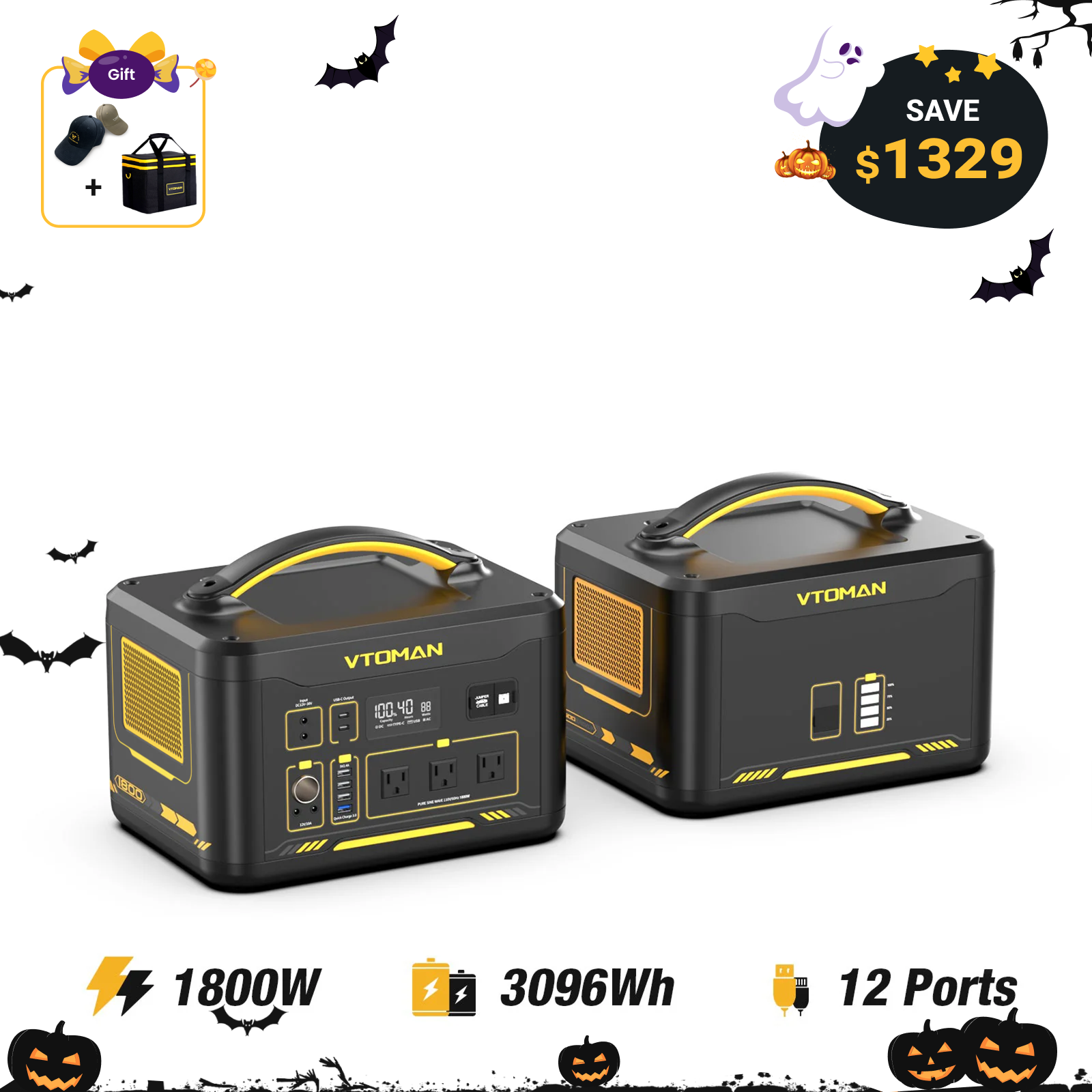 VTOMAN Jump 1800 Portable Power Station