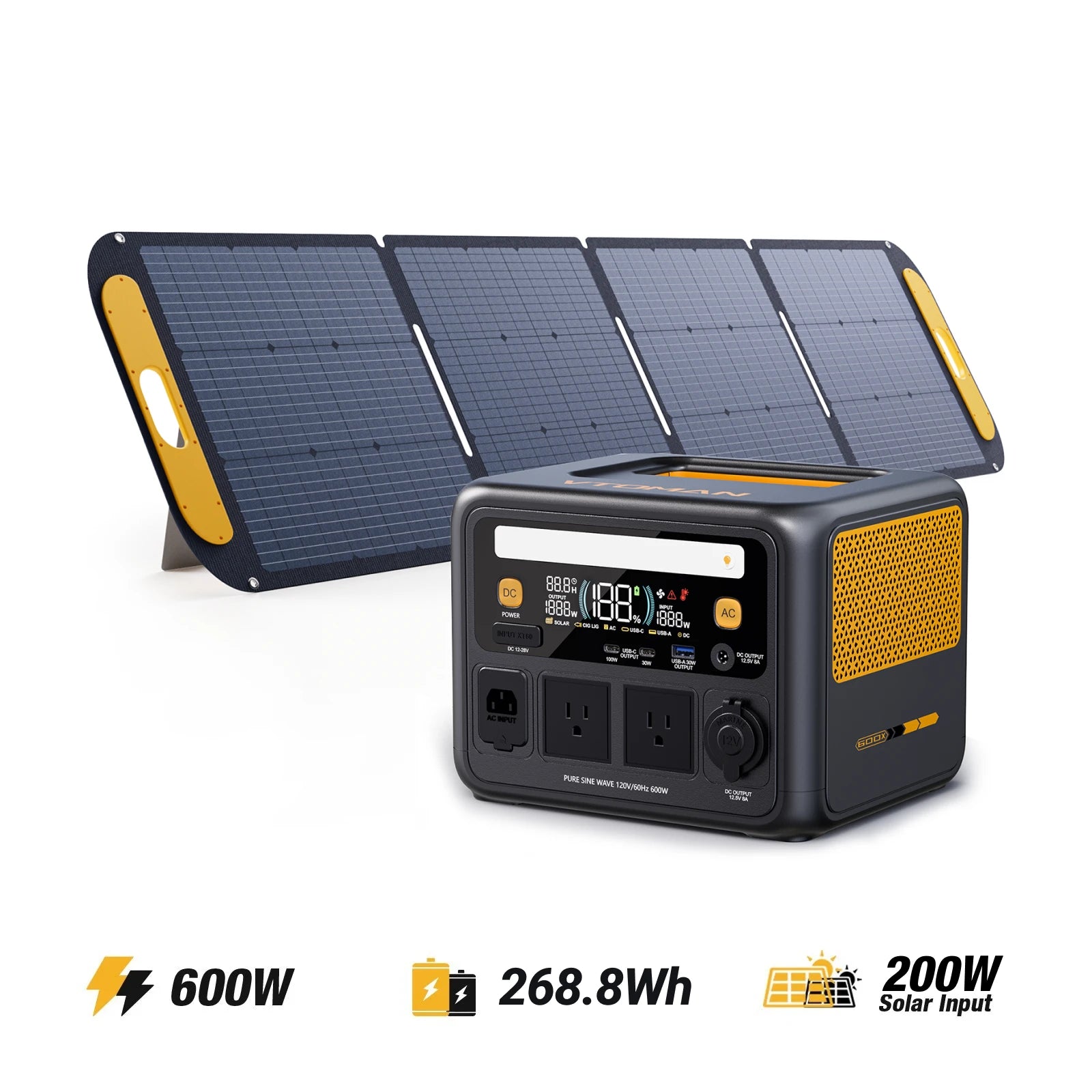 VTOMAN Jump 600X V-BEYOND™ Portable Power Station
