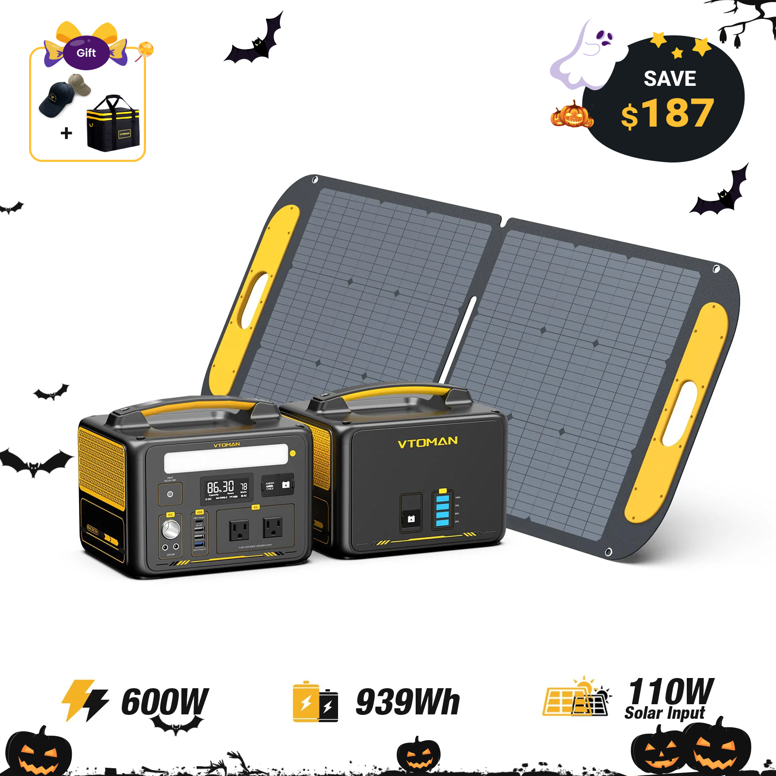 VTOMAN Jump 600X Portable Power Station