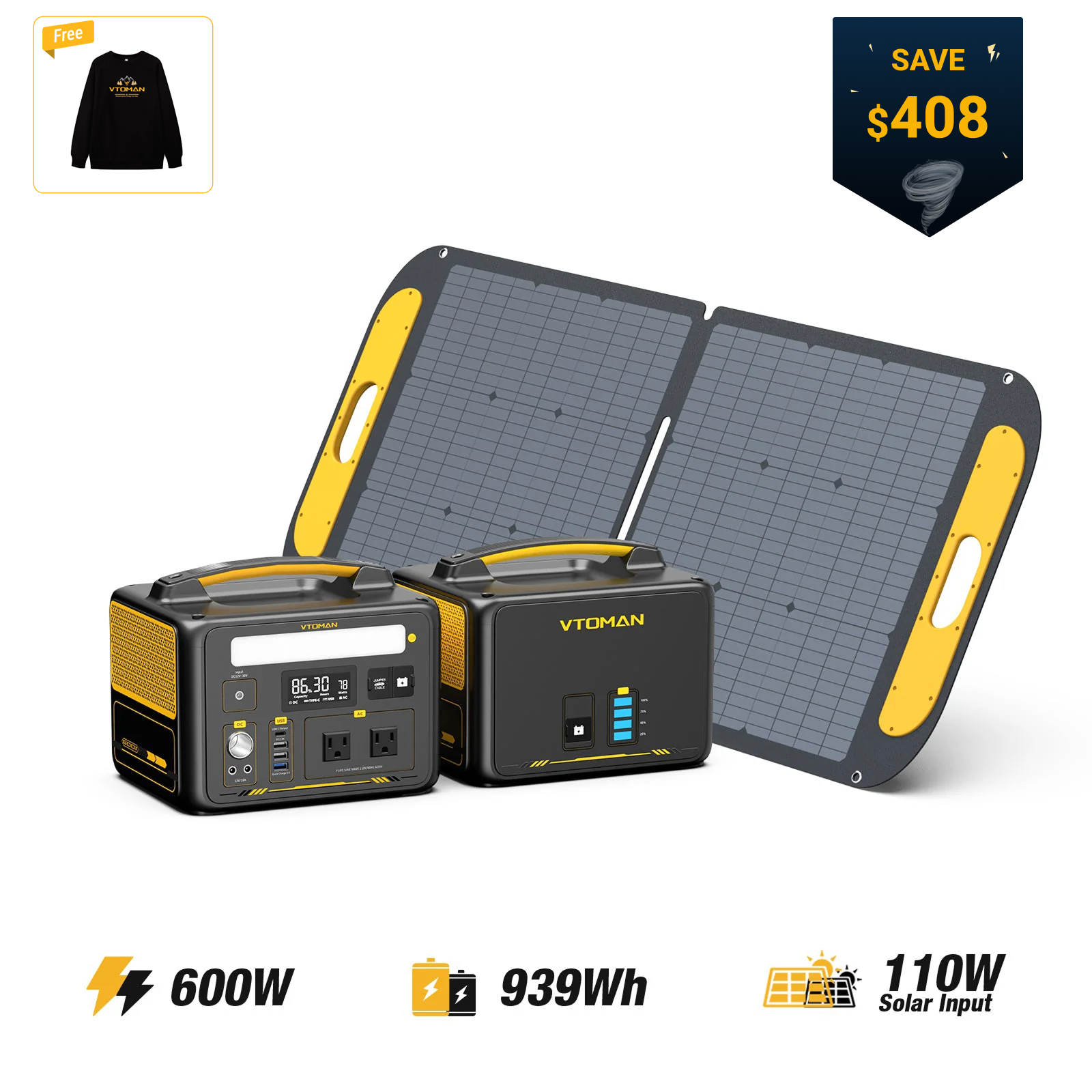 VTOMAN Jump 600X Portable Power Station