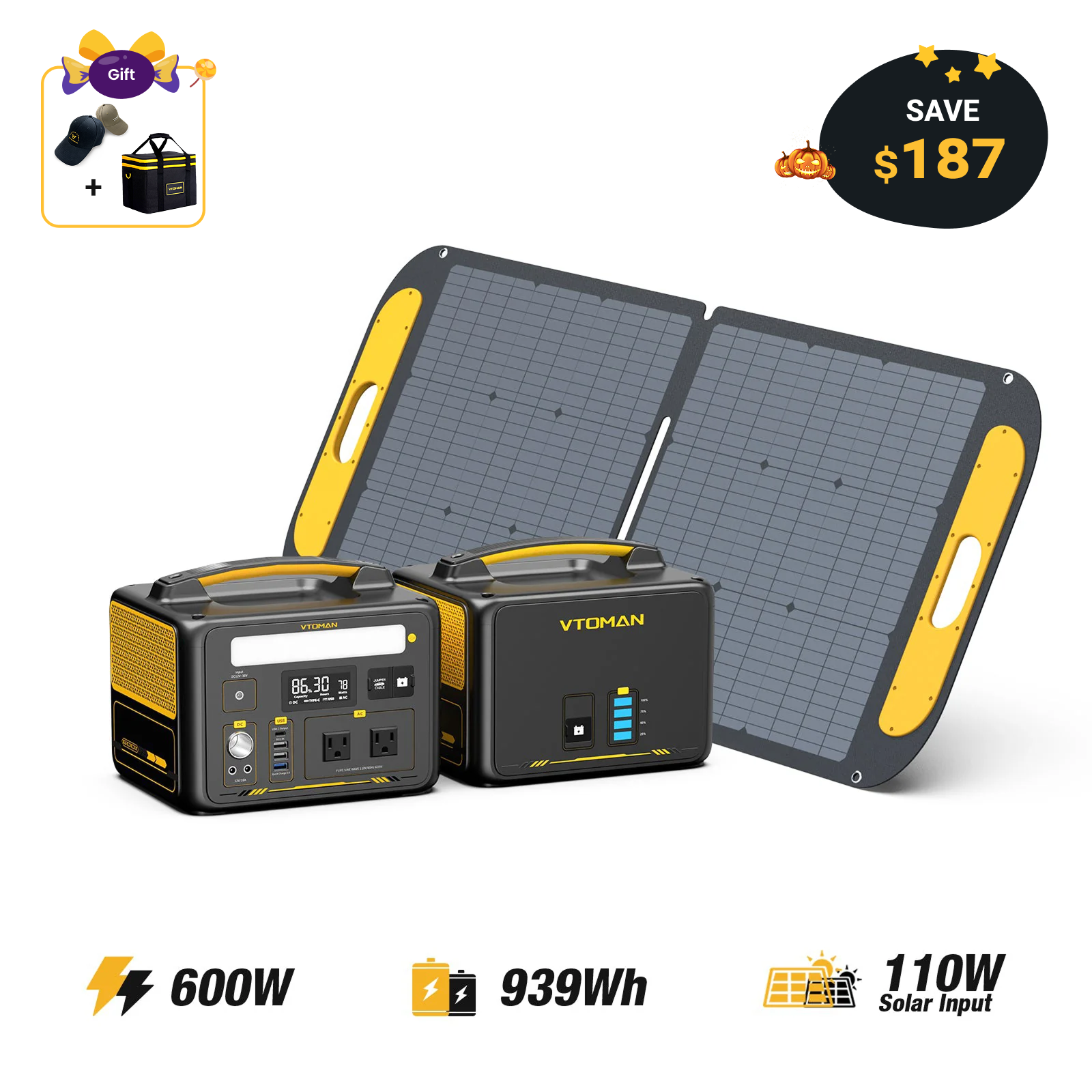 VTOMAN Jump 600X Portable Power Station