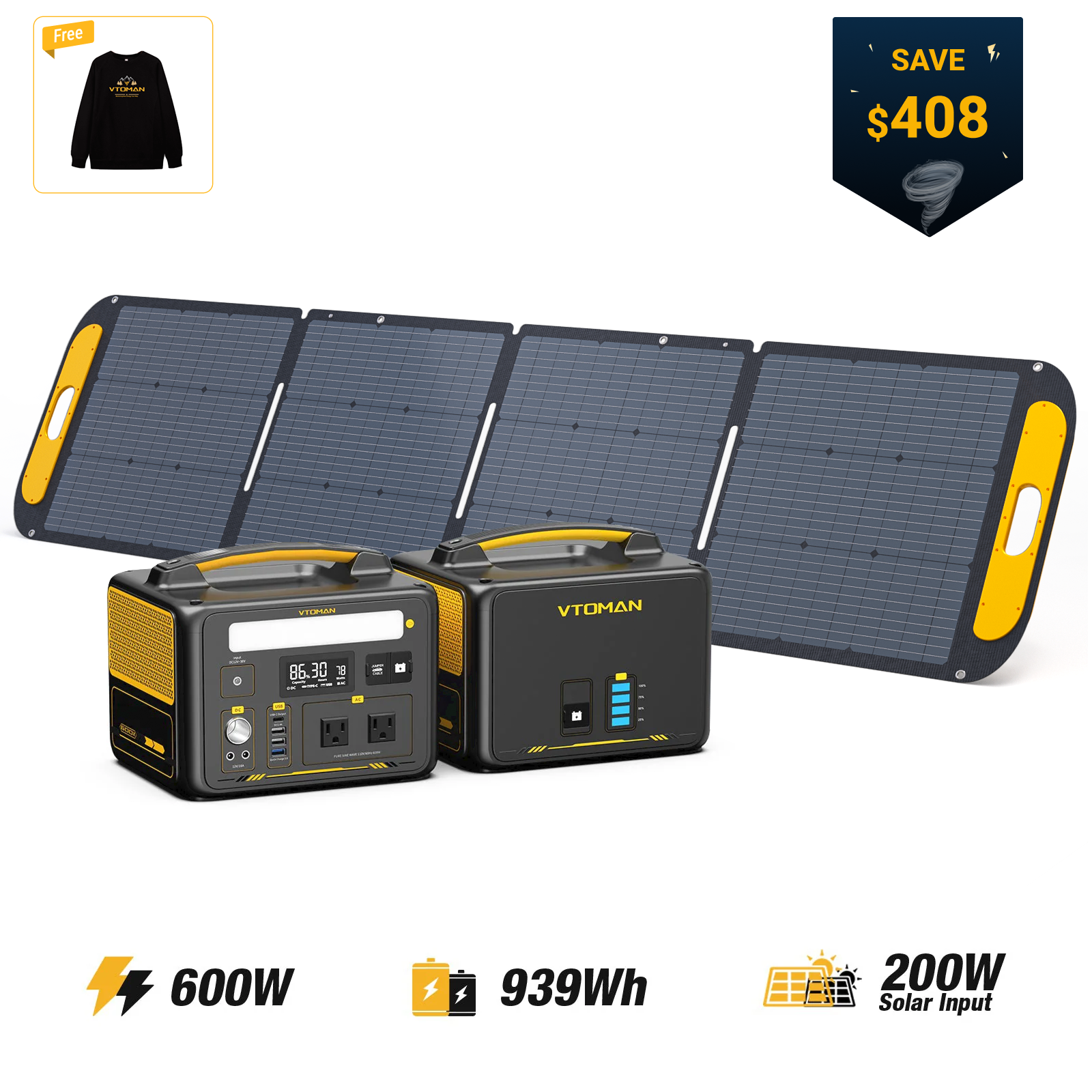 VTOMAN Jump 600X Portable Power Station