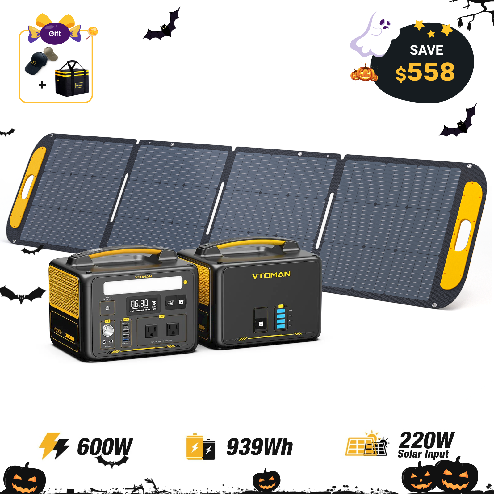 VTOMAN Jump 600X Portable Power Station