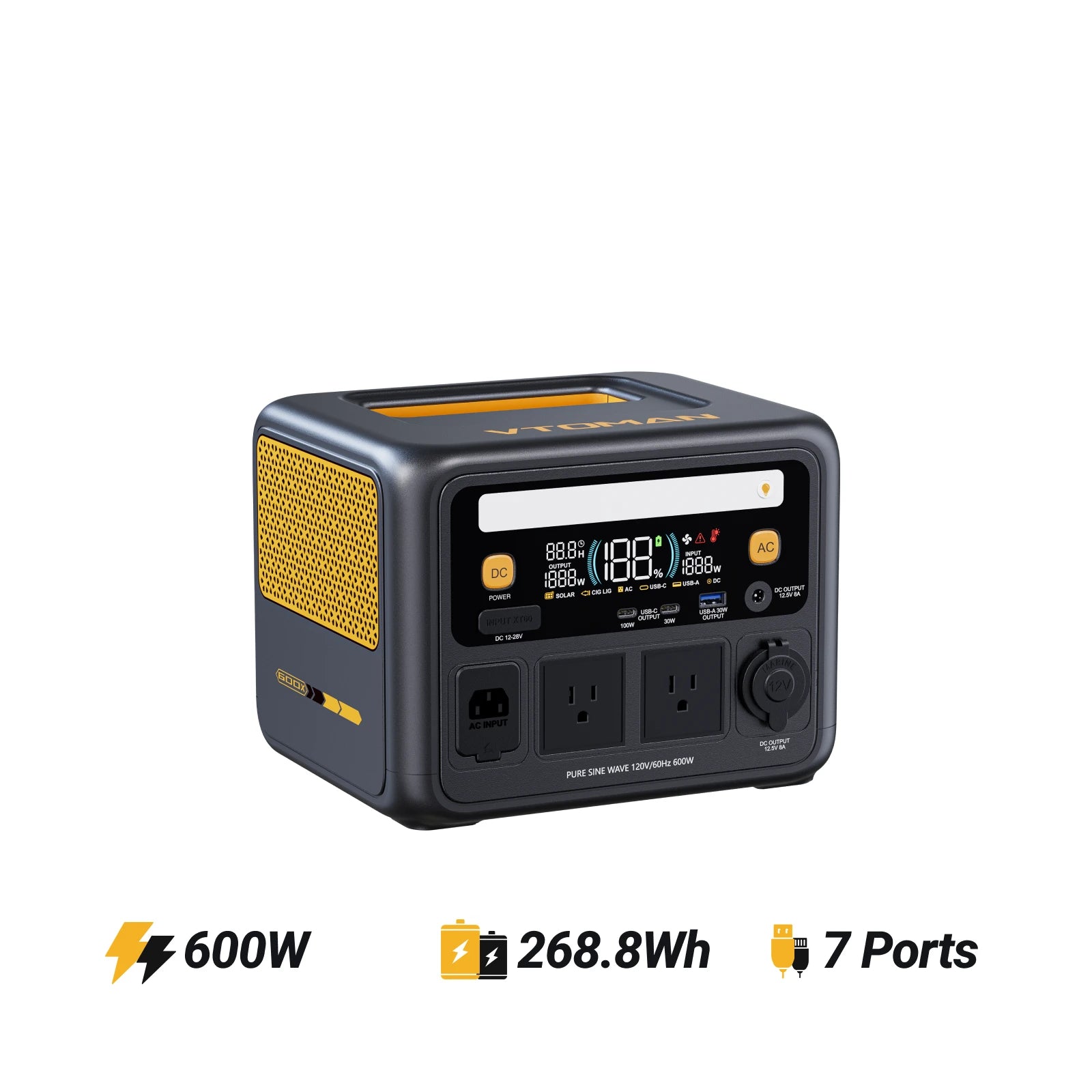 VTOMAN Jump 600X V-BEYOND™ Portable Power Station