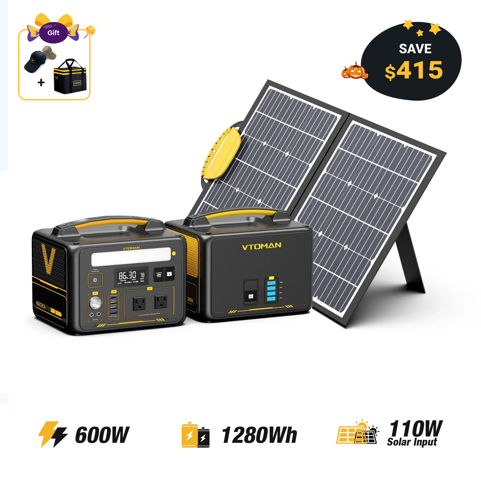 VTOMAN Jump 600 Portable Power Station