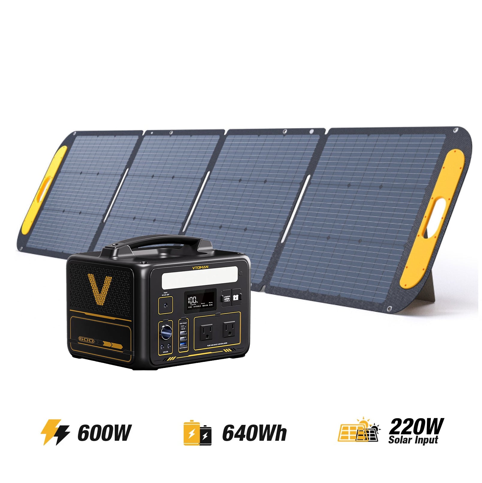 VTOMAN Jump 600 Portable Power Station