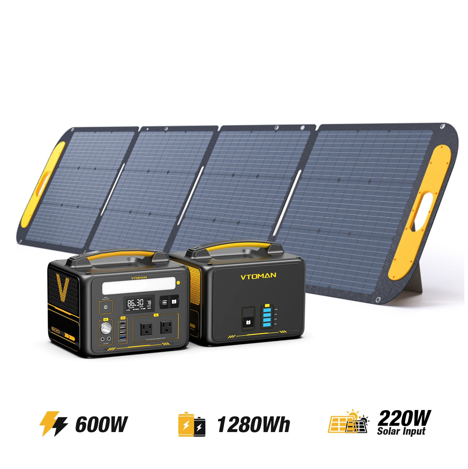 VTOMAN Jump 600 Portable Power Station