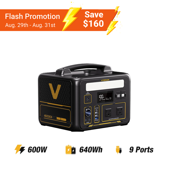 VTOMAN Jump 600 Portable Power Station