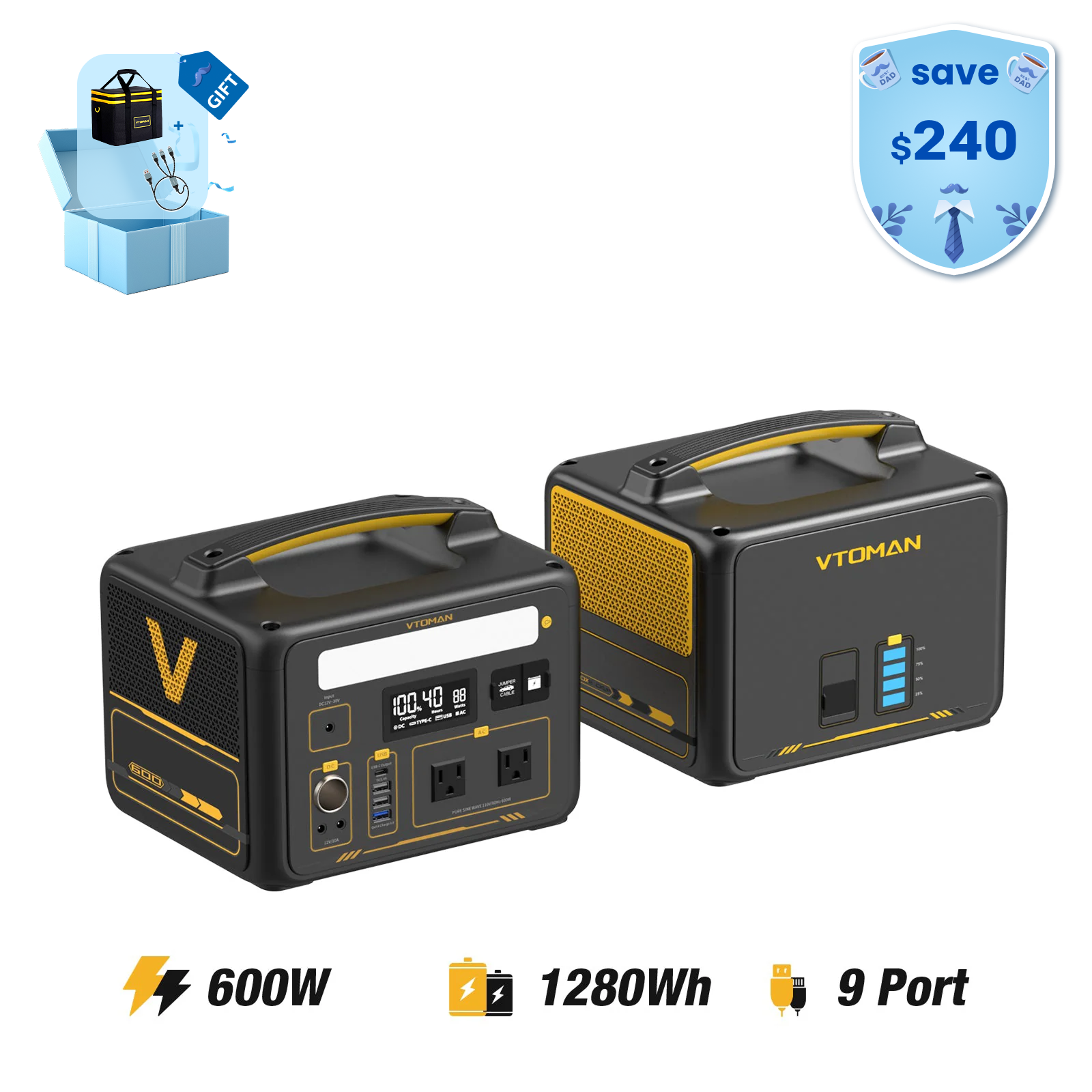 Batería adicional VTOMAN Jump 640Wh