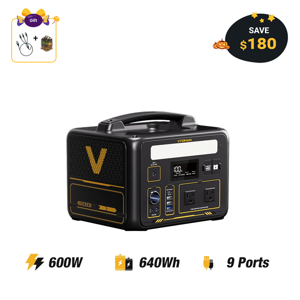 VTOMAN Jump 600 Portable Power Station