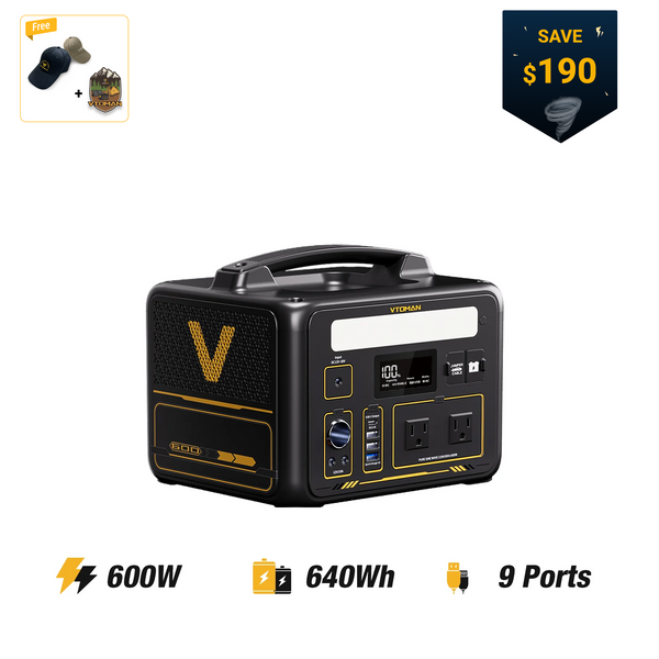 VTOMAN Jump 600 Portable Power Station
