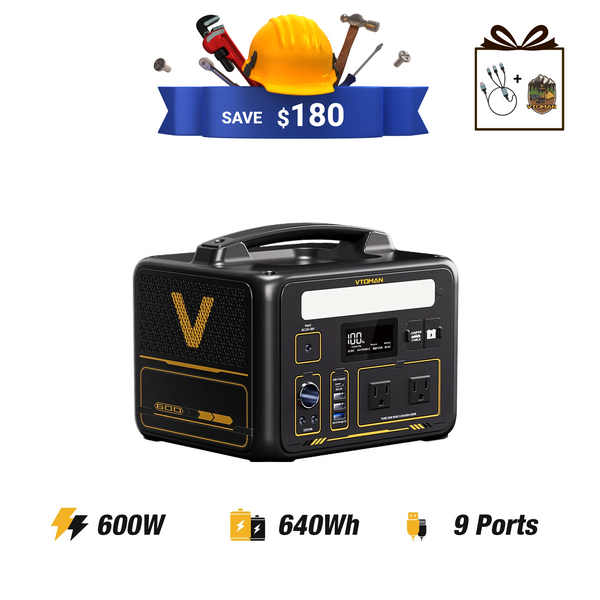 VTOMAN Jump 600 Portable Power Station