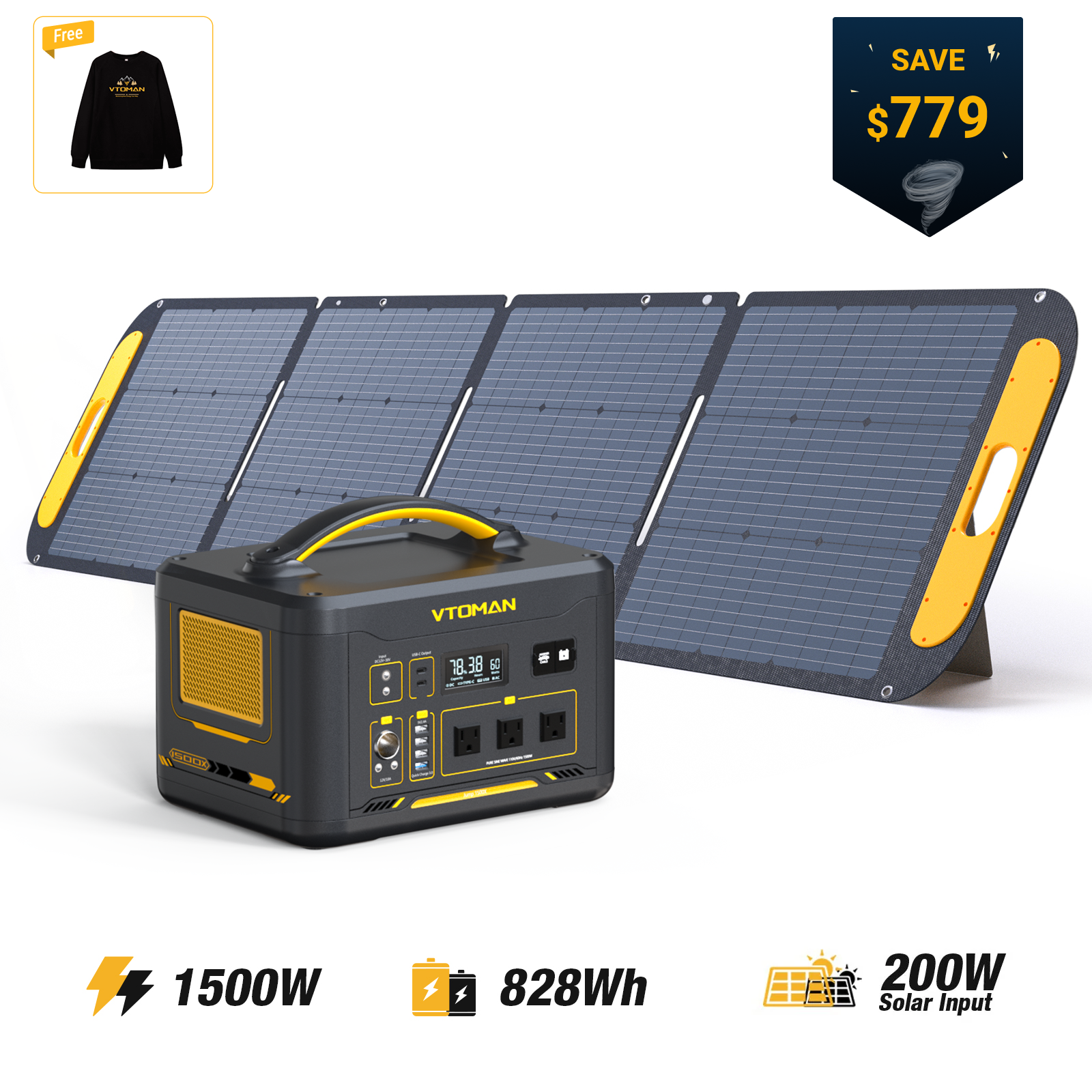 VTOMAN Jump 1500X Portable Power Station