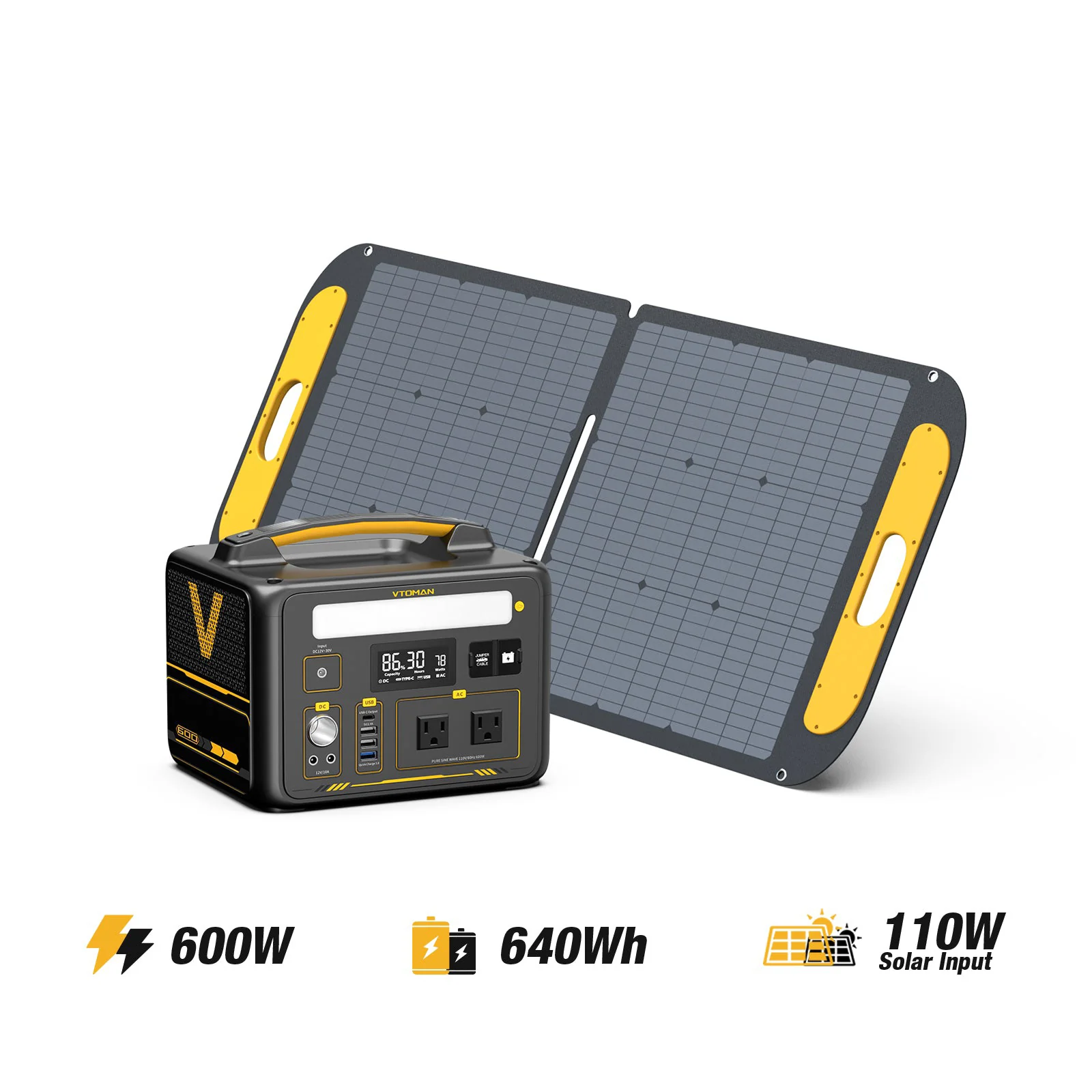 VTOMAN Jump 600 Portable Power Station