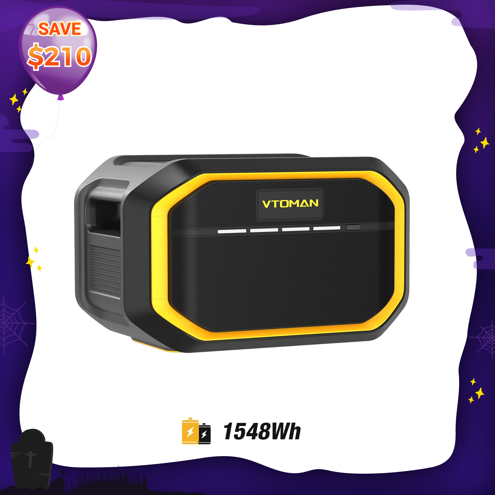 VTOMAN 1548Wh Extra Battery Compatible With FlashSpeed 1500/1000