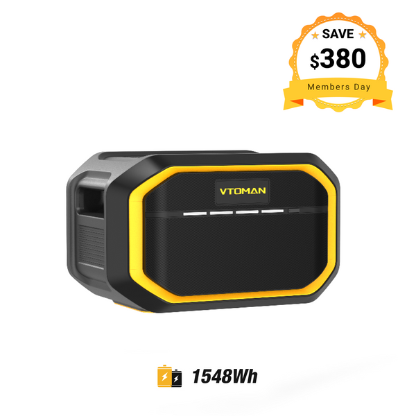 VTOMAN 1548Wh Extra Battery for FlashSpeed 1500/1000/600