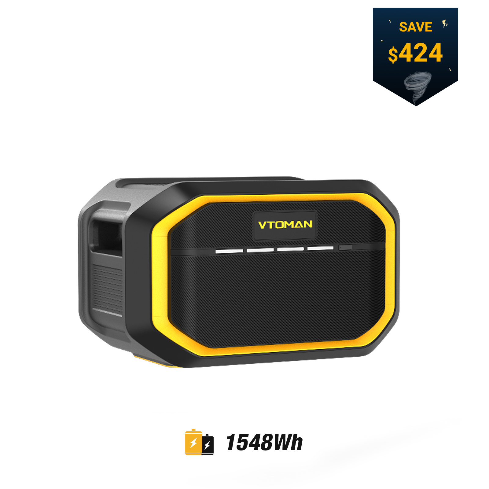 VTOMAN 1548Wh Extra Battery for FlashSpeed 1500/1000/600