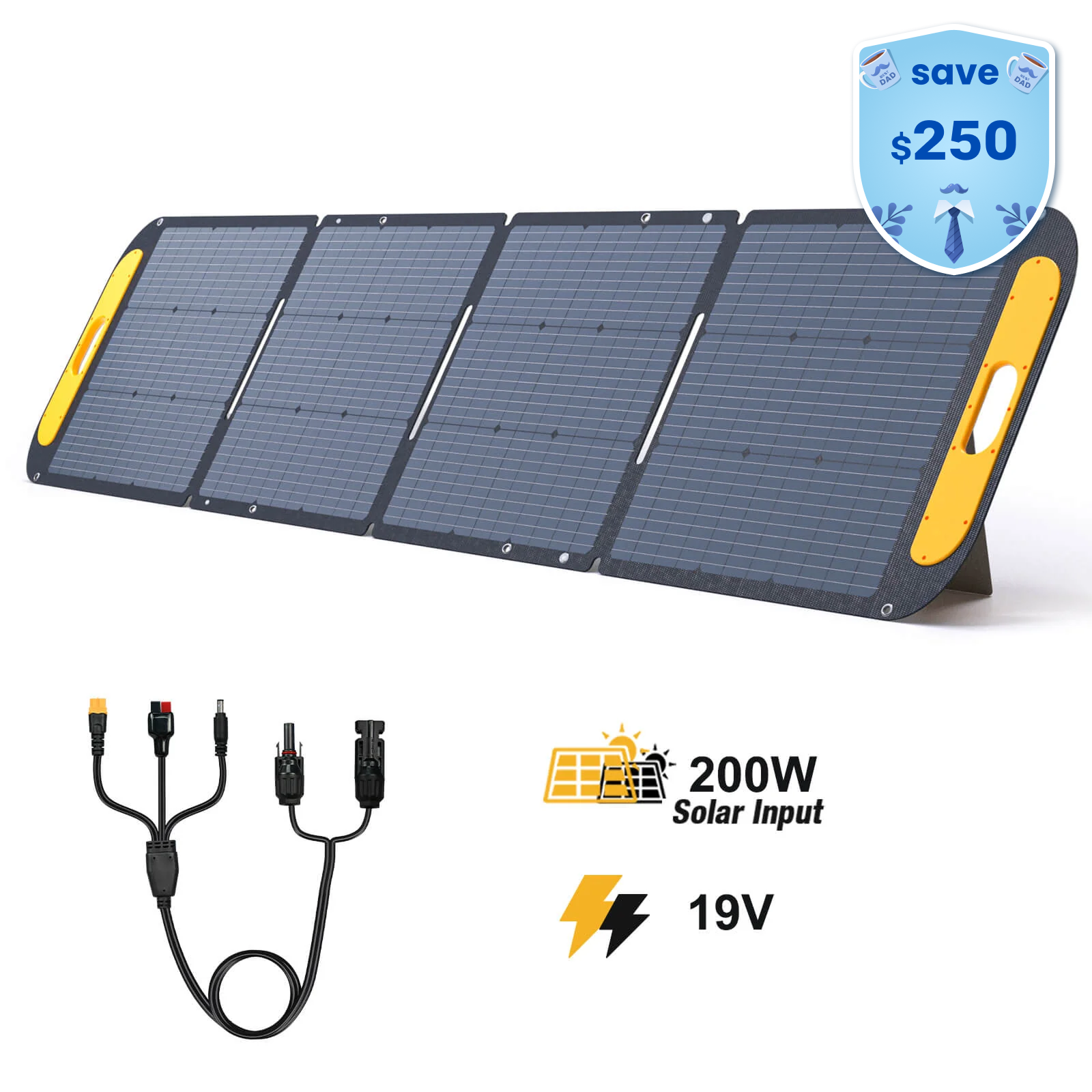 VTOMAN 200W Portable Solar Panel