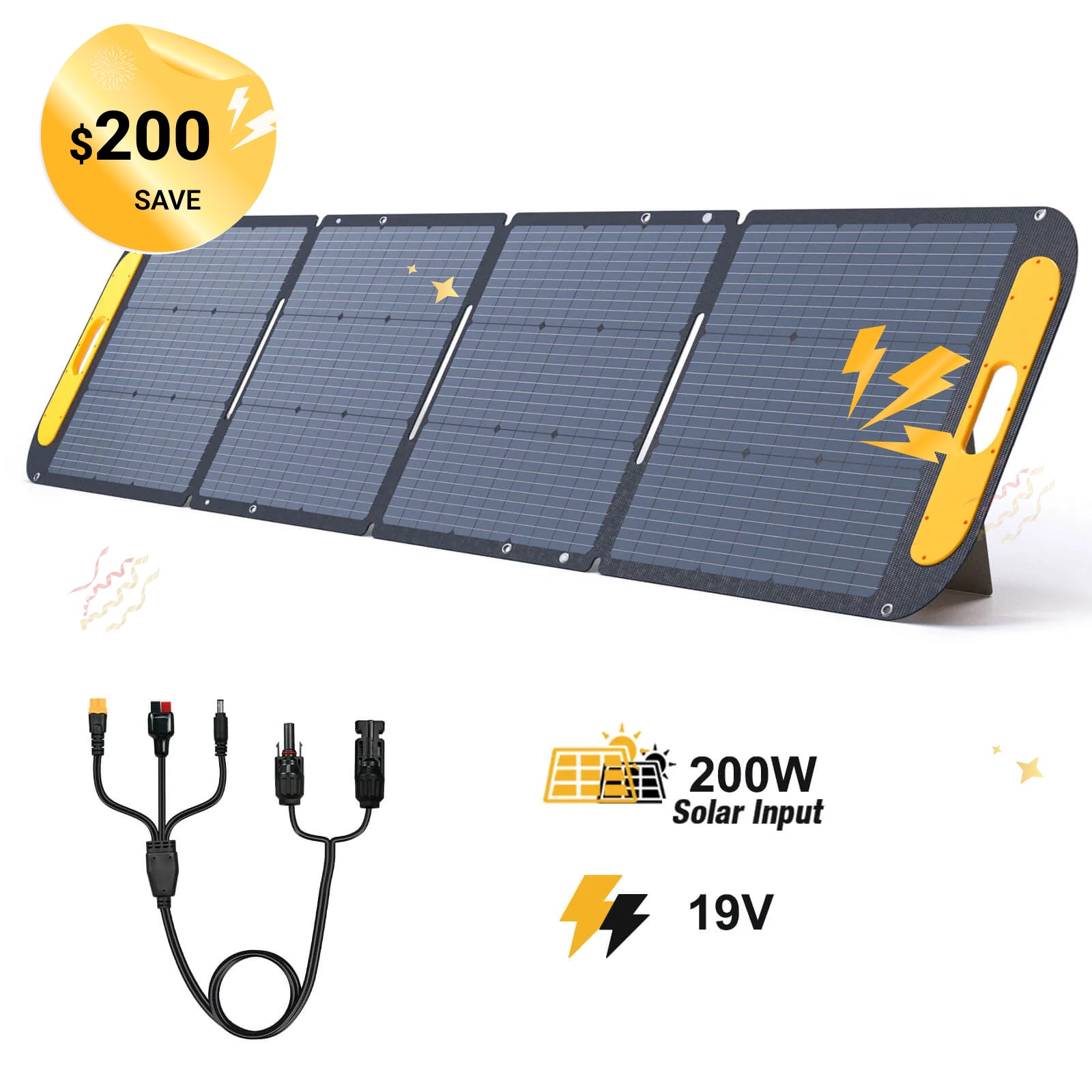 VTOMAN 200W Portable Solar Panel