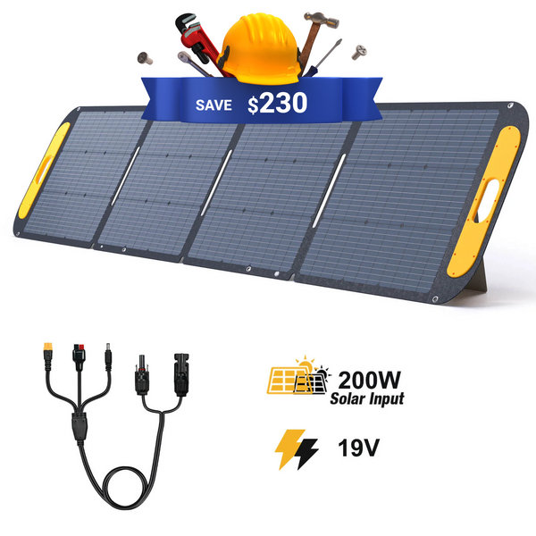 VTOMAN 200W Portable Solar Panel