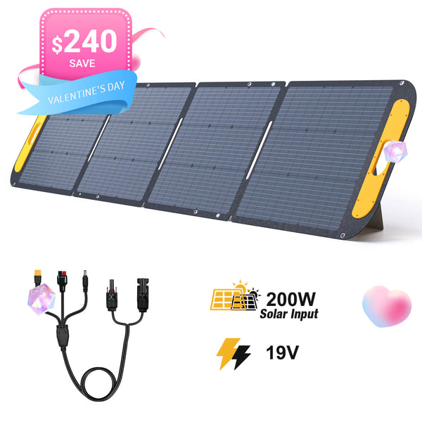 VTOMAN 200W Portable Solar Panel