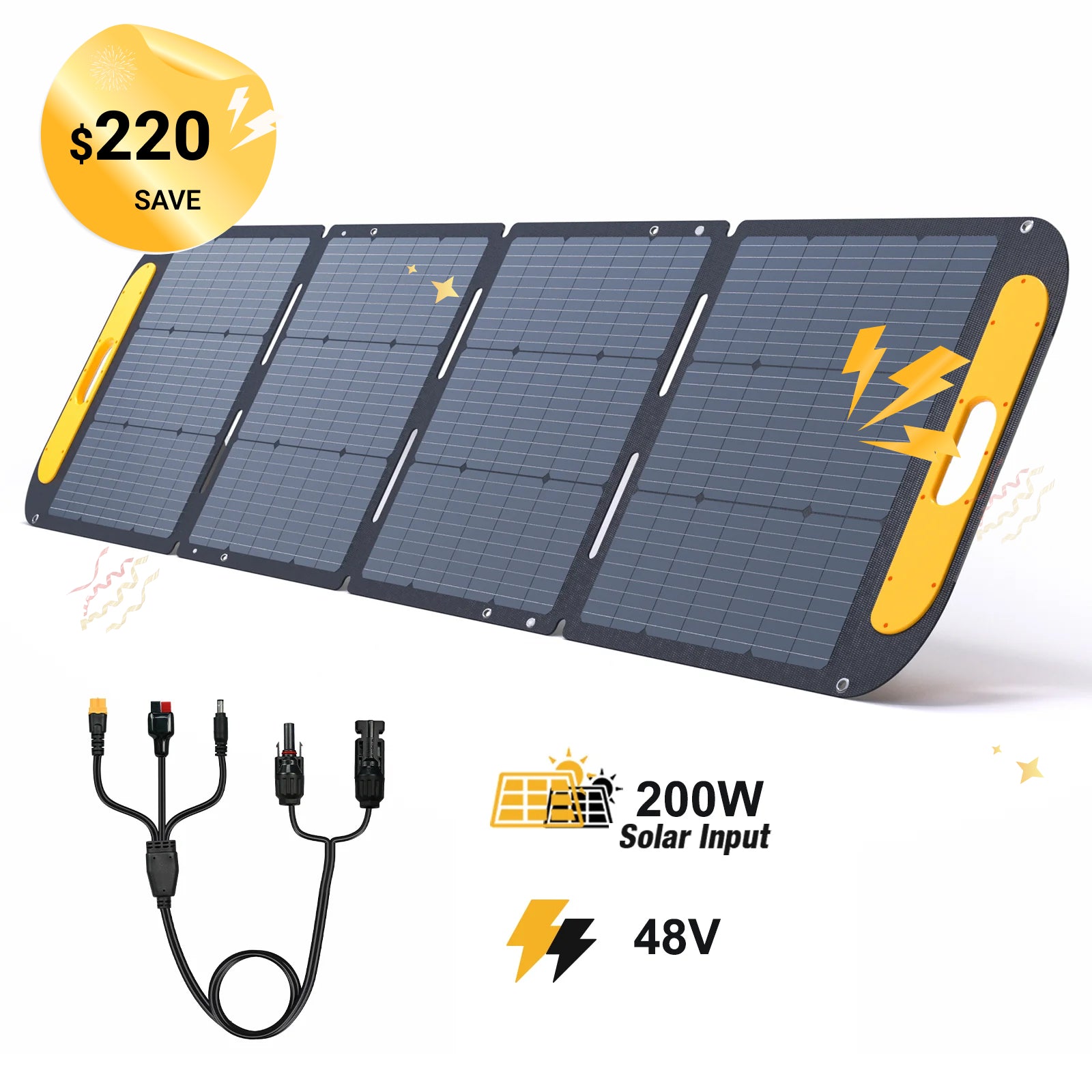 VTOMAN 200W Pro Portable Solar Panel