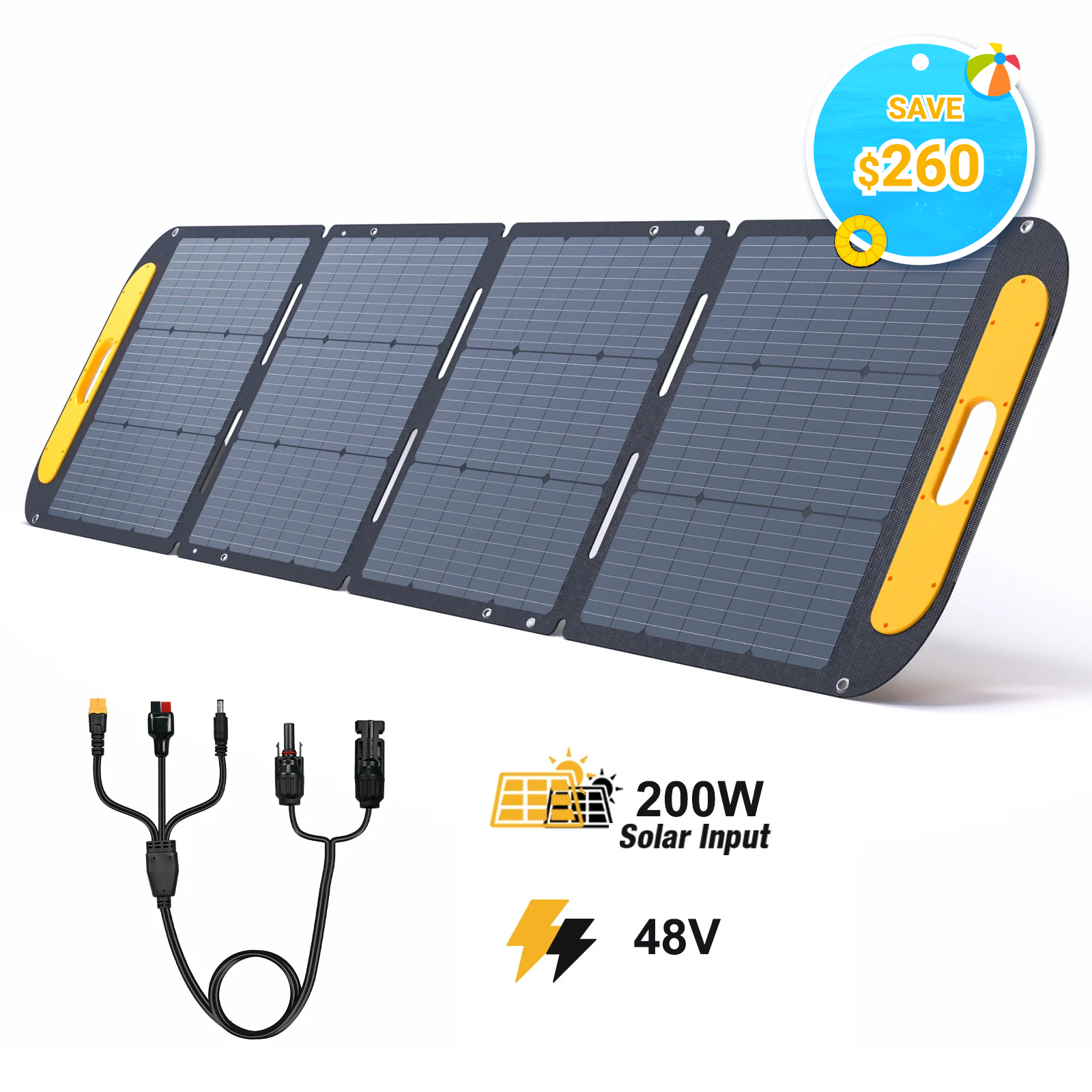 VTOMAN 200W Pro Portable Solar Panel