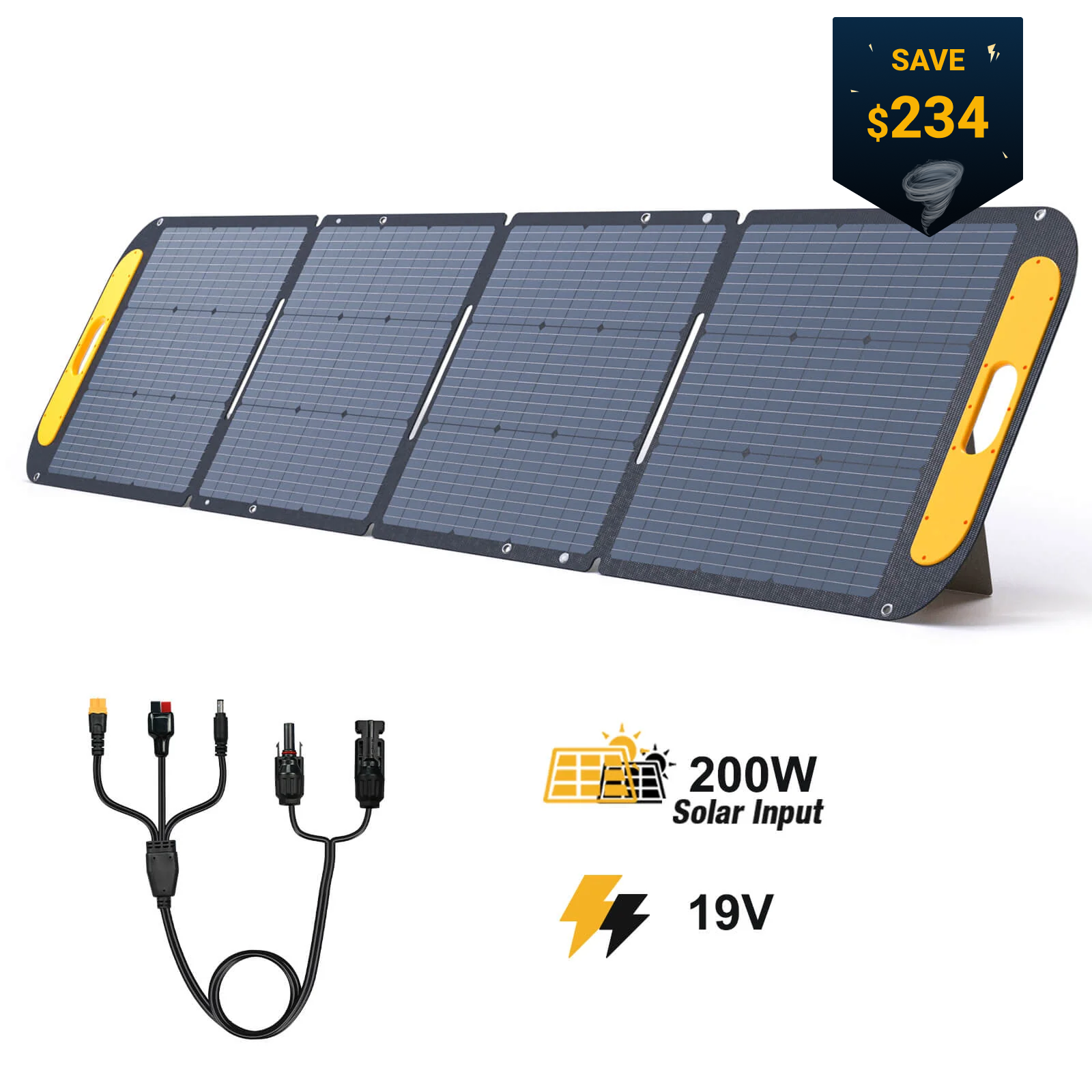 VTOMAN 200W Portable Solar Panel