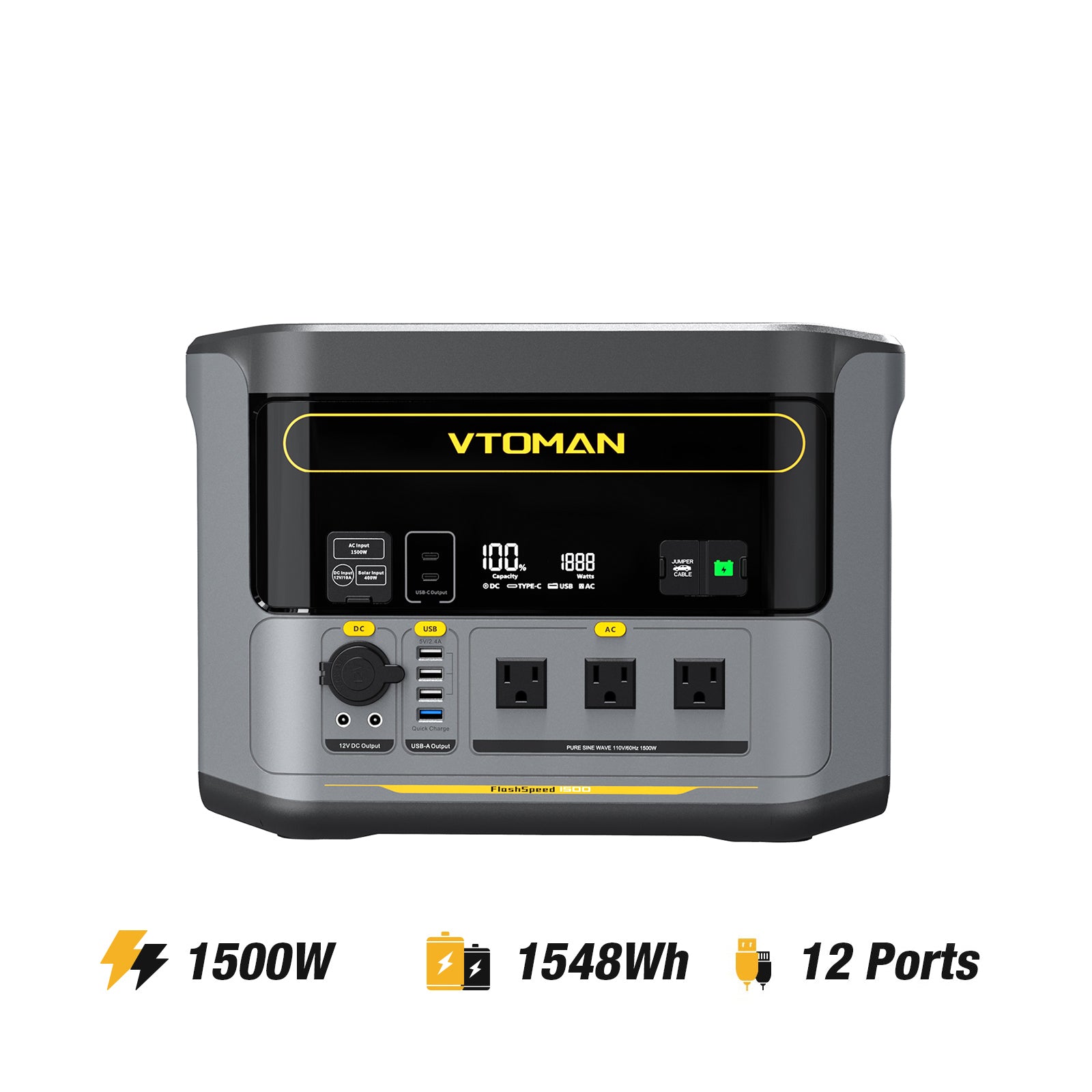 VTOMAN FlashSpeed1500 POWER STATION