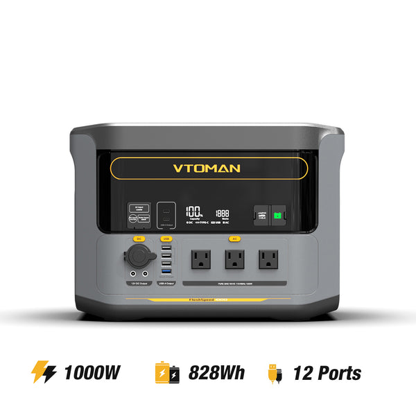 VTOMAN FlashSpeed 1000 ポータブル電源　おまけ付き VTOMAN_FlashSpeed_1000W_2376Wh