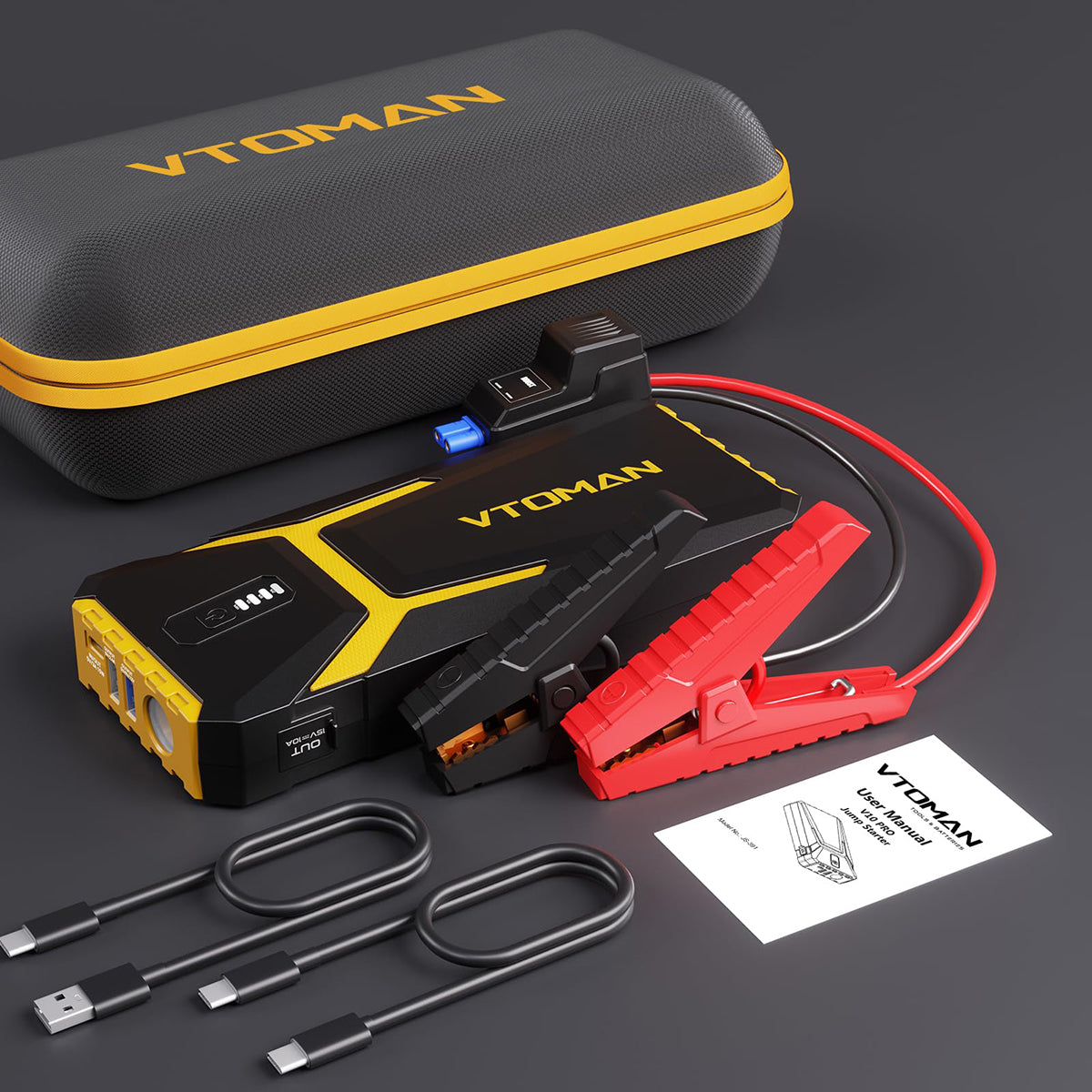 Arrancador VTOMAN V10 Pro amarillo 4500A (SOLO CANADÁ)