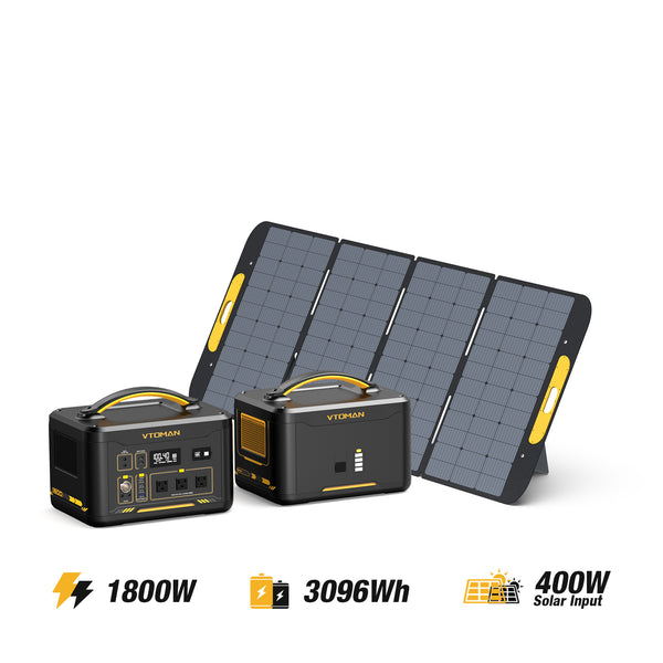 Generador solar VTOMAN Jump 1800W/3096Wh 400W