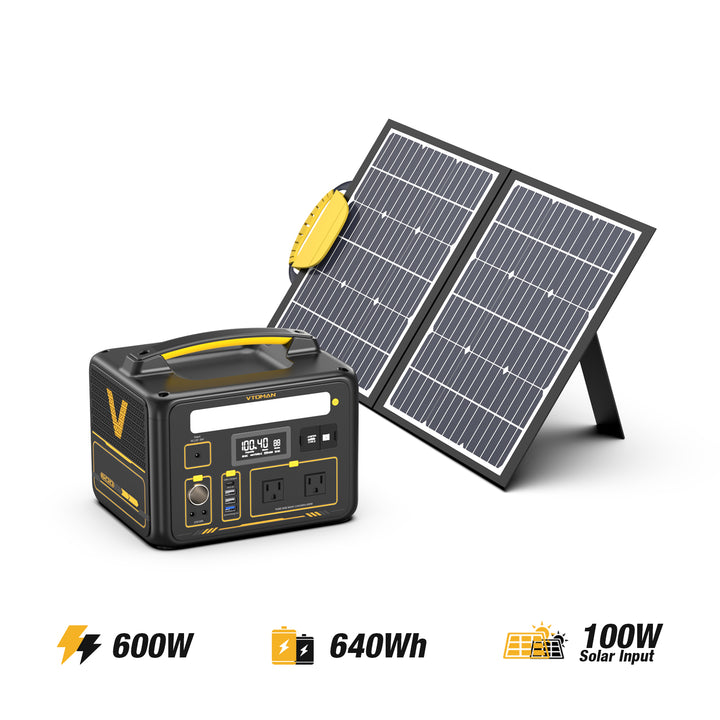 VTOMAN 100W Foldable Solar Panel